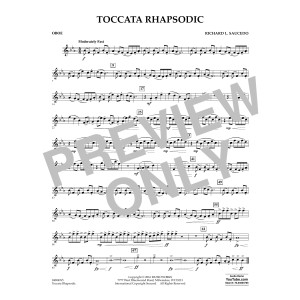 Toccata Rhapsodic - Oboe