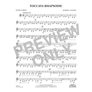 Toccata Rhapsodic - Bb Bass Clarinet