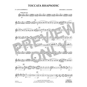Toccata Rhapsodic - Eb Alto Saxophone 2