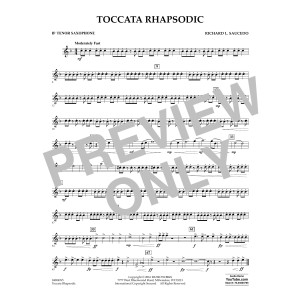 Toccata Rhapsodic - Bb Tenor Saxophone