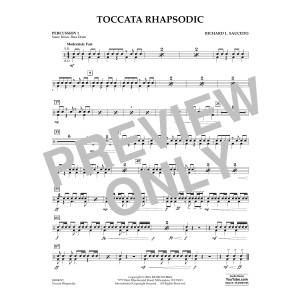 Toccata Rhapsodic - Percussion 1