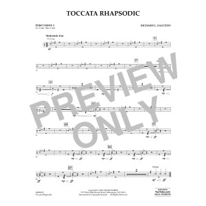 Toccata Rhapsodic - Percussion 2
