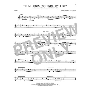 Theme From Schindler's List