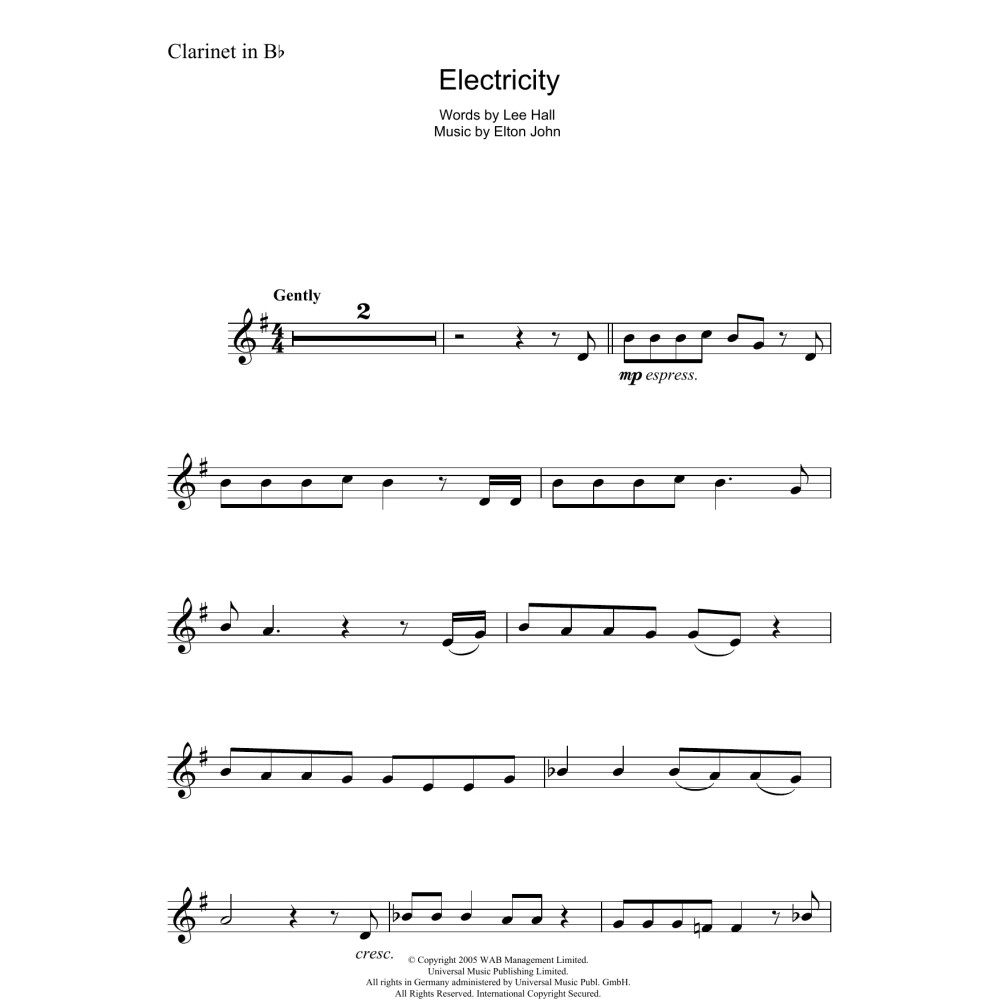 Electricity (from Billy Elliot: The Musical)