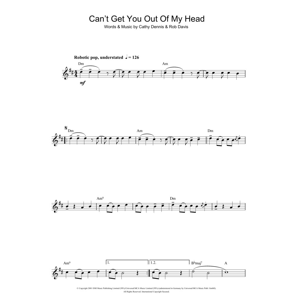 Can't Get You Out Of My Head
