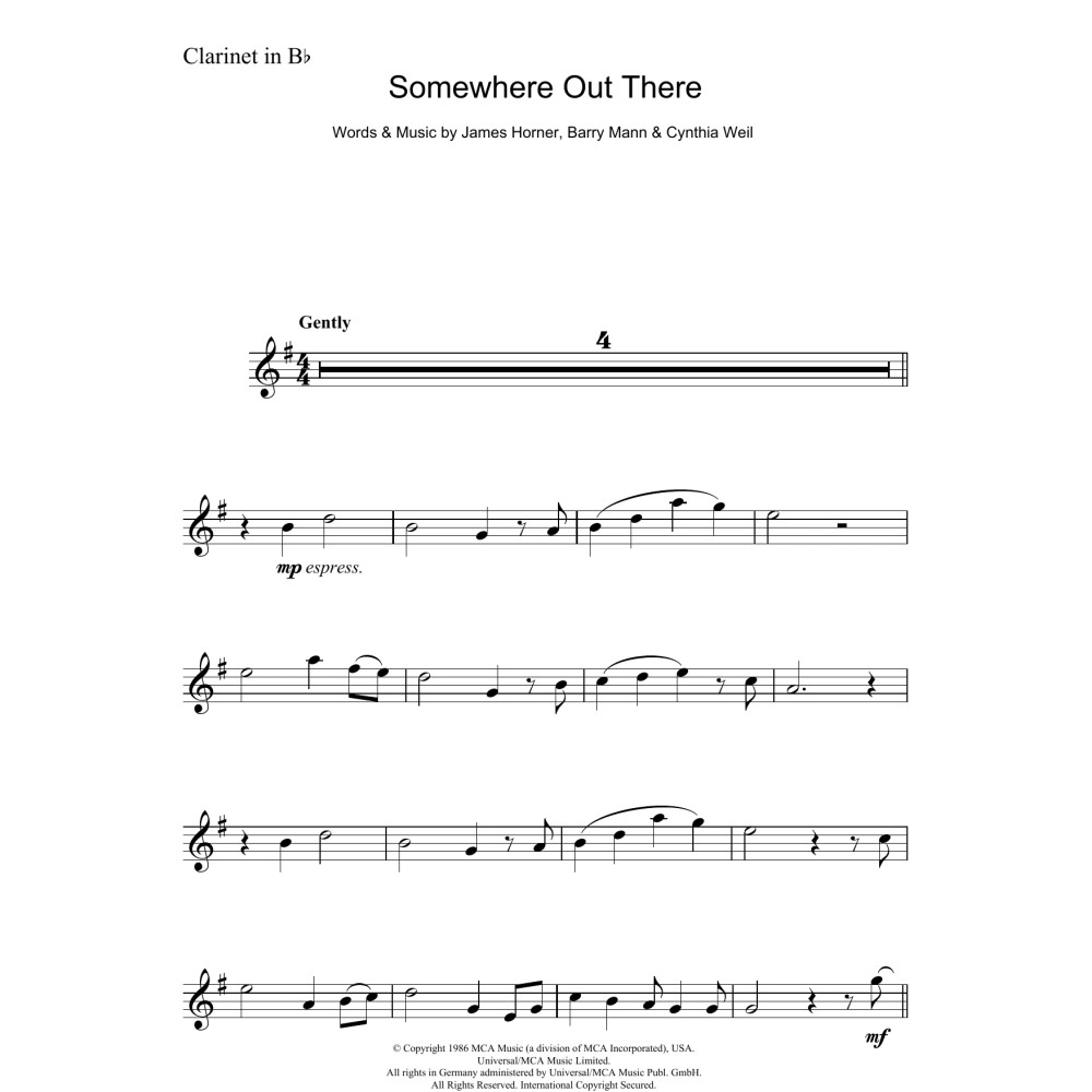 Somewhere Out There (from An American Tail)