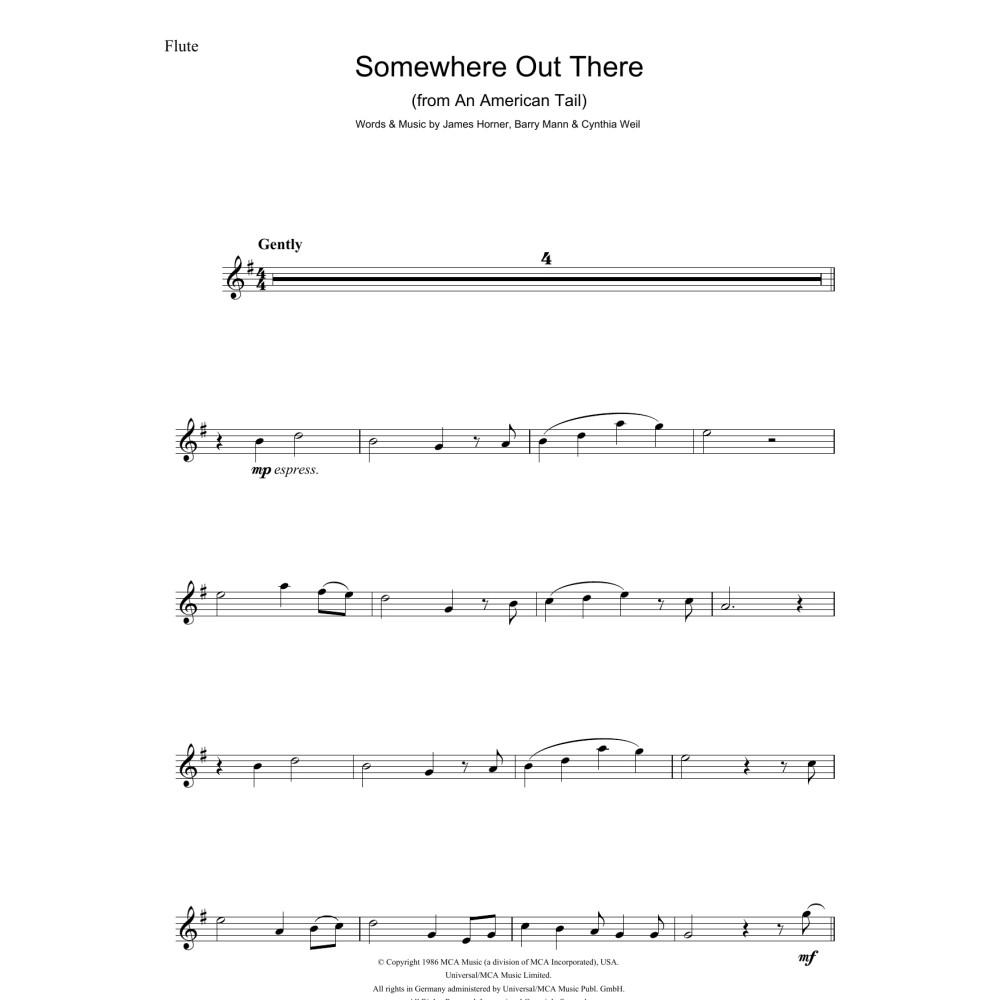 Somewhere Out There (from An American Tail)