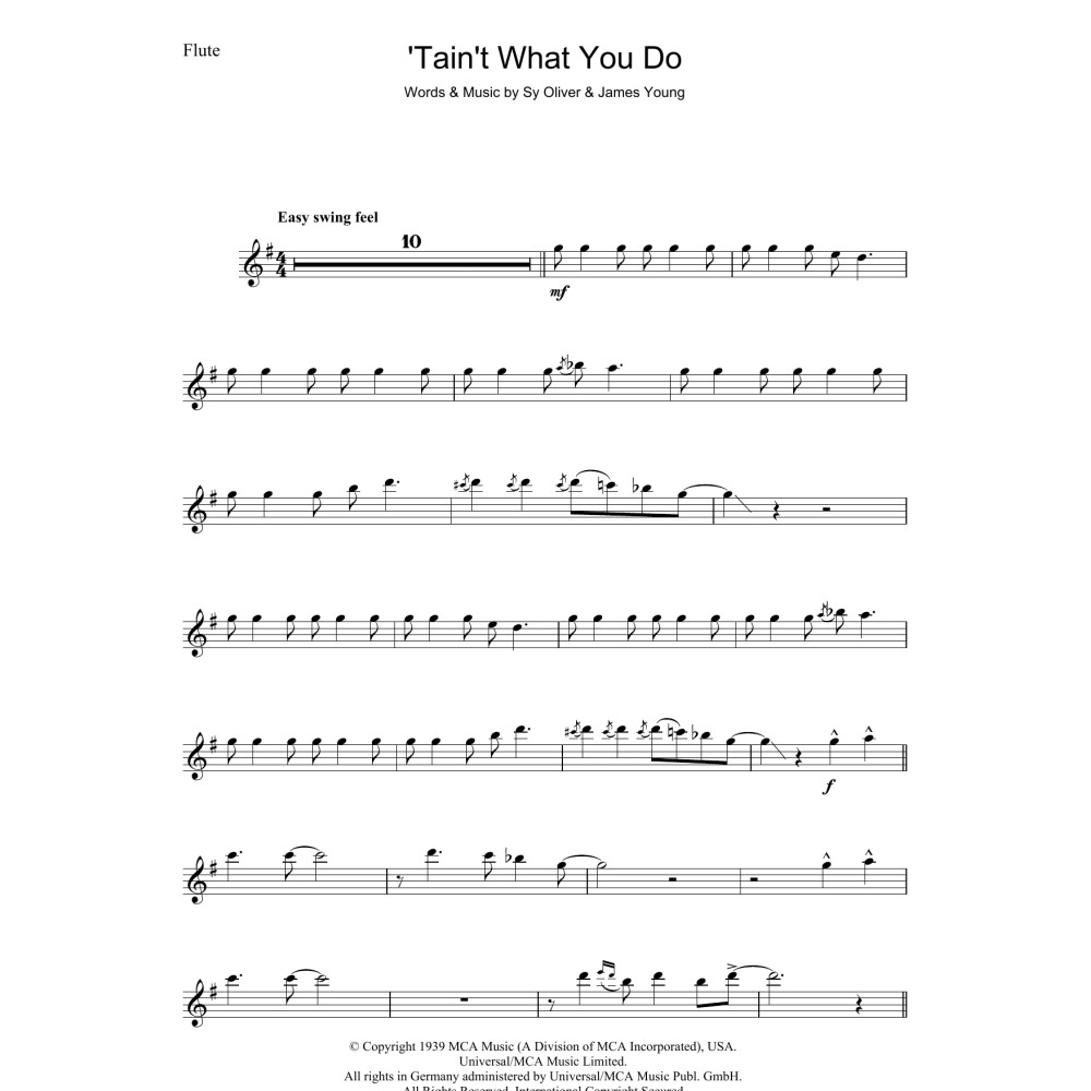 'Tain't What You Do (It's The Way That Cha Do It)