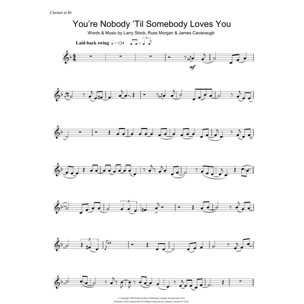 You're Nobody Till Somebody Loves You