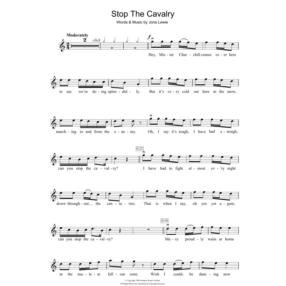 Stop The Cavalry