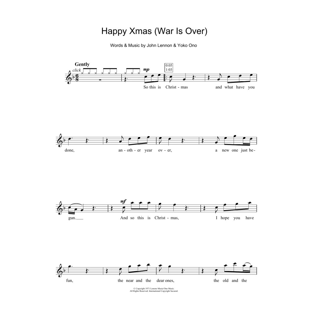 Happy Xmas (War Is Over)