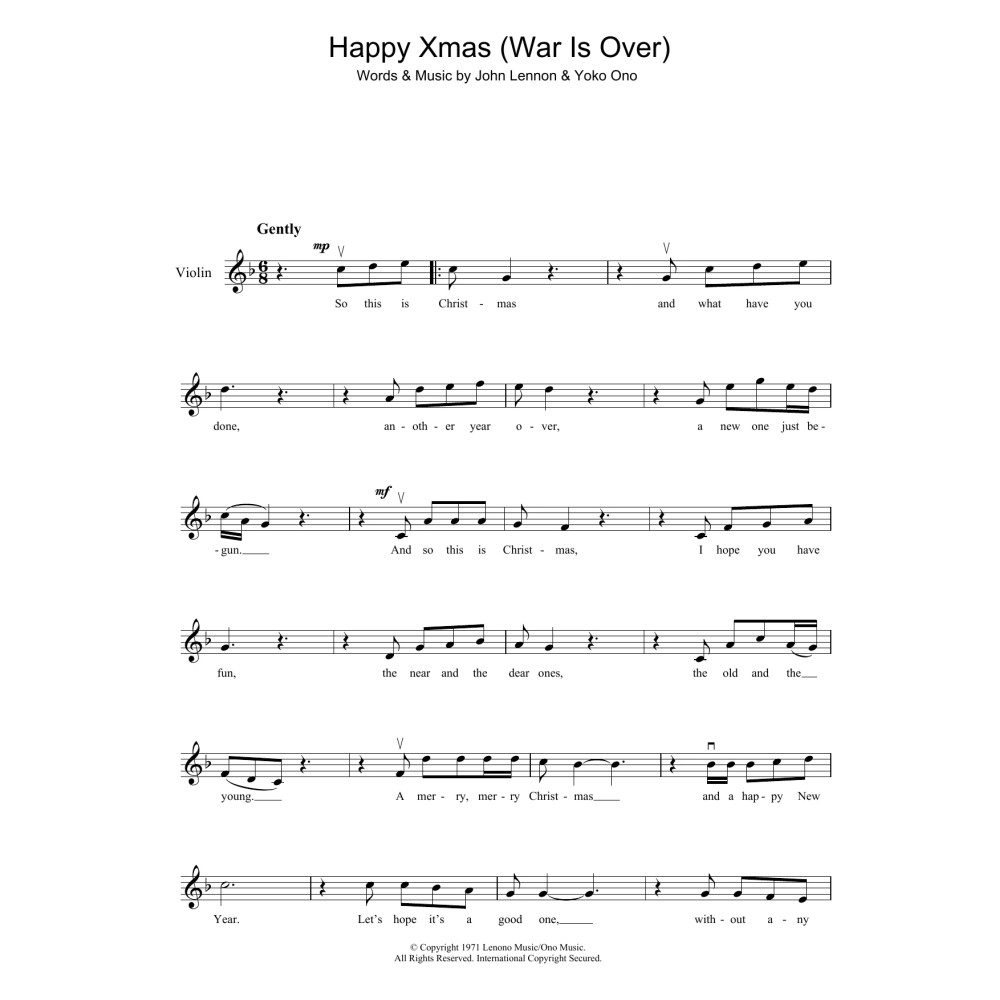 Happy Xmas (War Is Over)