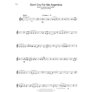 Don't Cry For Me Argentina (from Evita)