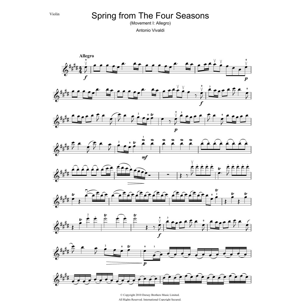 Spring (from The Four Seasons)