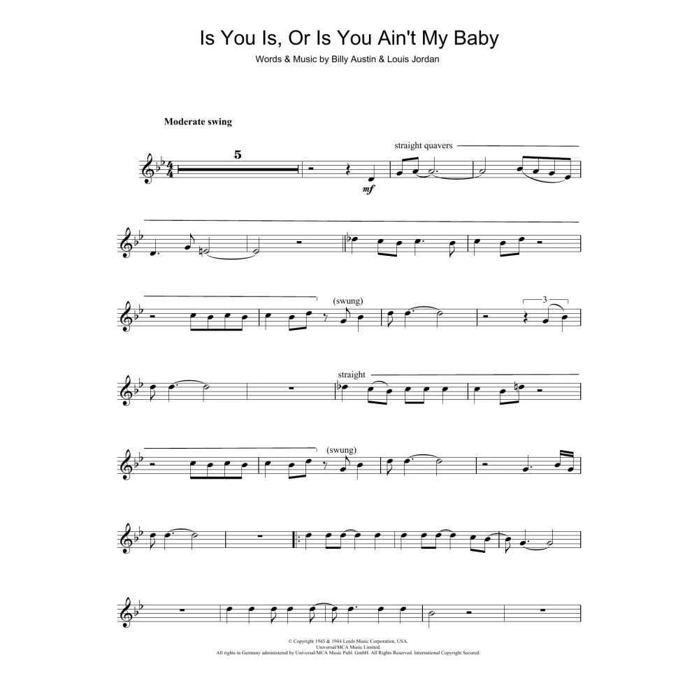 Is You Is Or Is You Ain't My Baby?