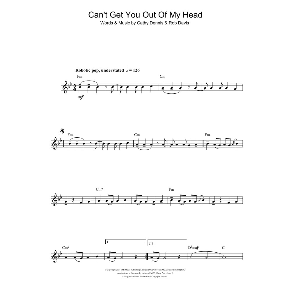 Can't Get You Out Of My Head