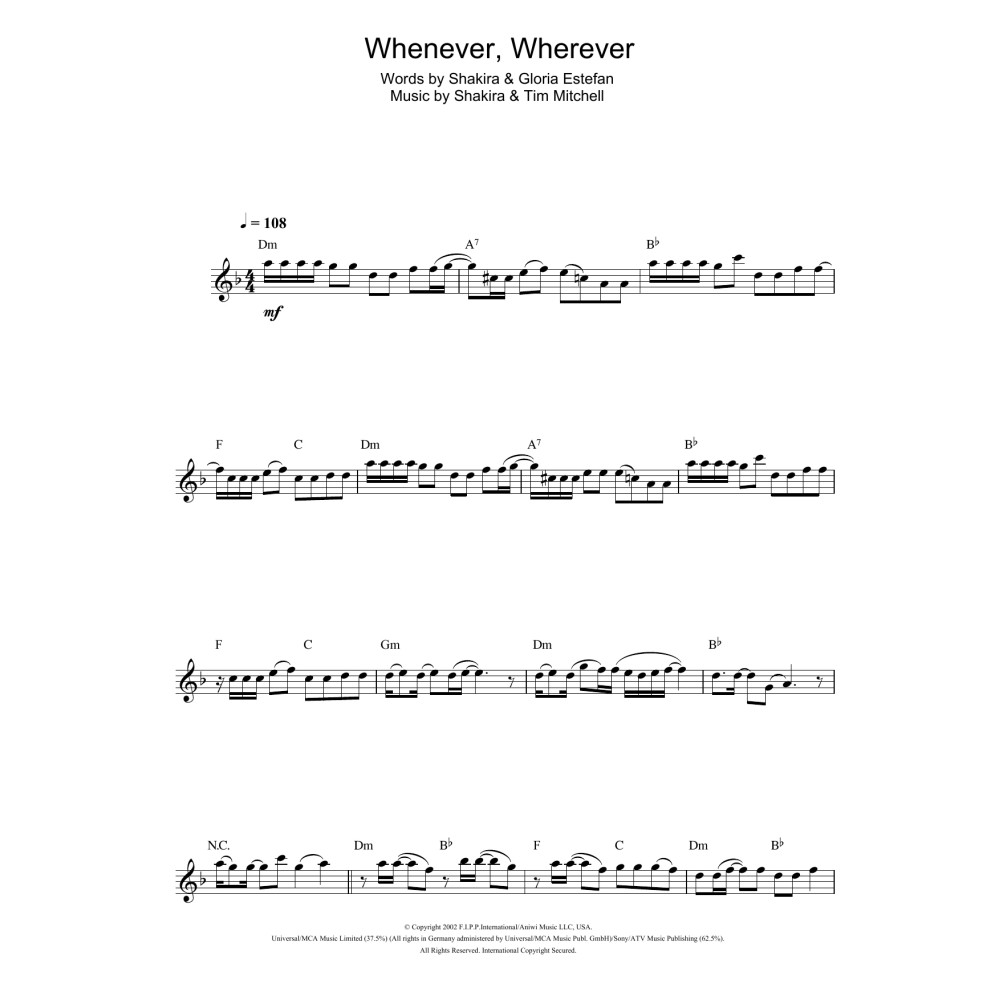 Whenever, Wherever