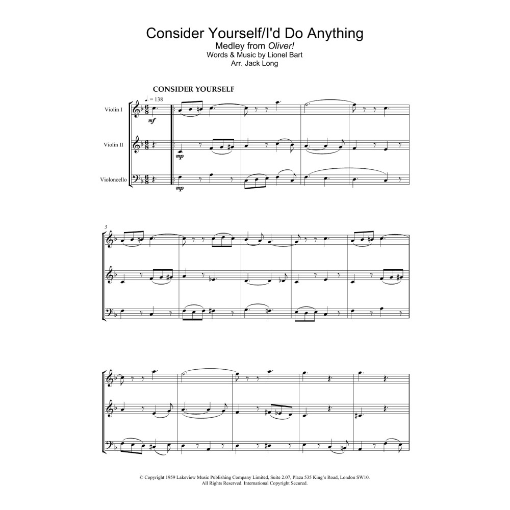 Consider Yourself (from Oliver!)