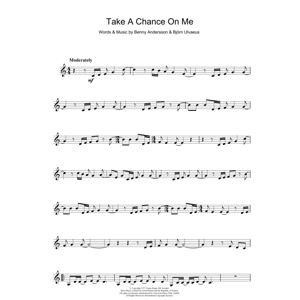 Take A Chance On Me