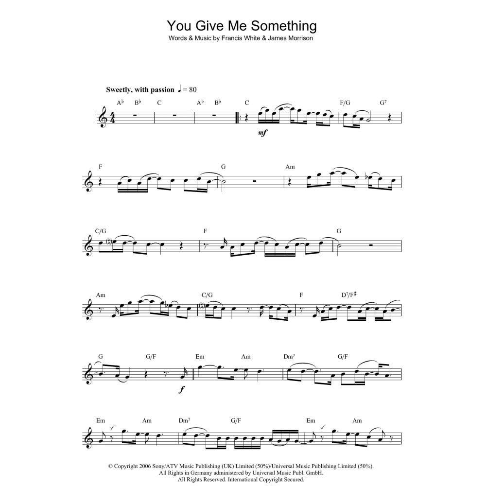 You Give Me Something