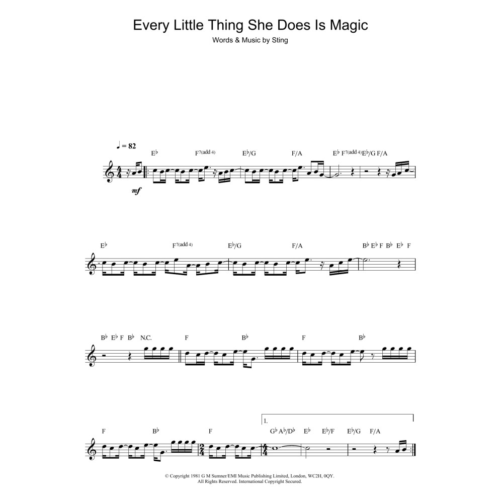 Every Little Thing She Does Is Magic