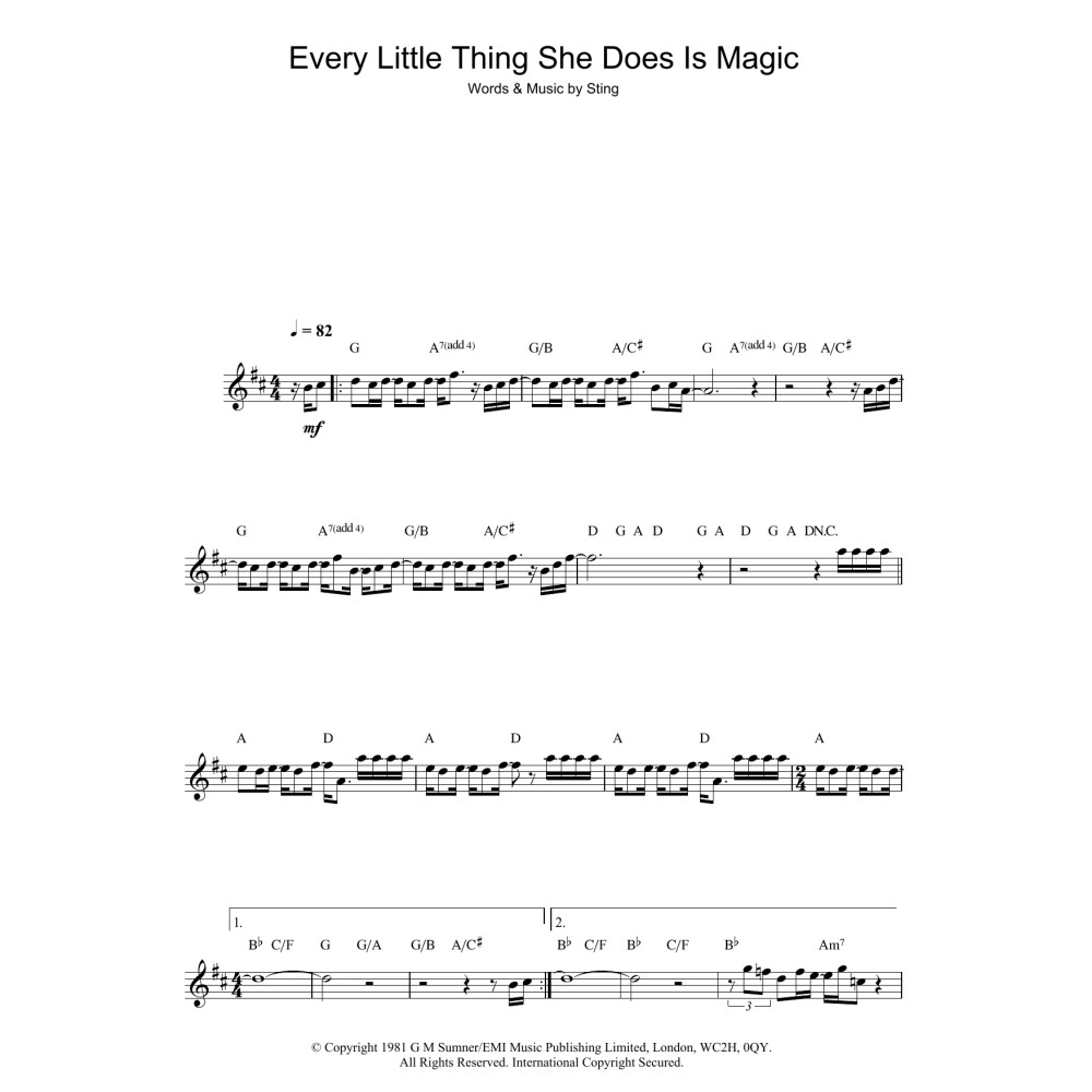 Every Little Thing She Does Is Magic