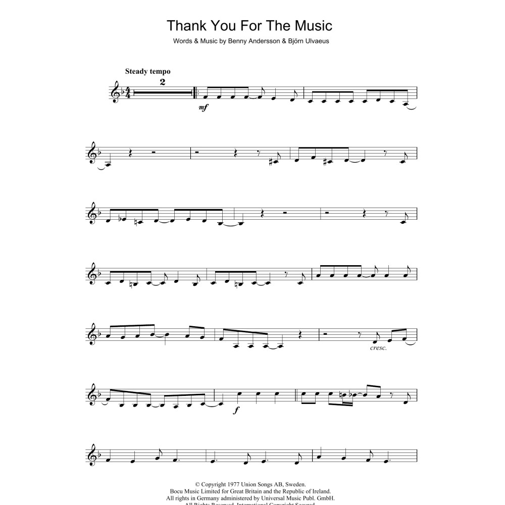 Thank You For The Music