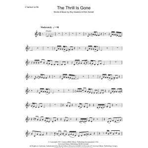 The Thrill Is Gone
