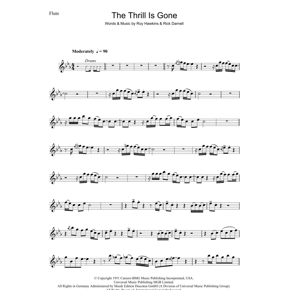 The Thrill Is Gone