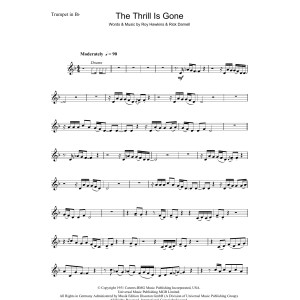 The Thrill Is Gone