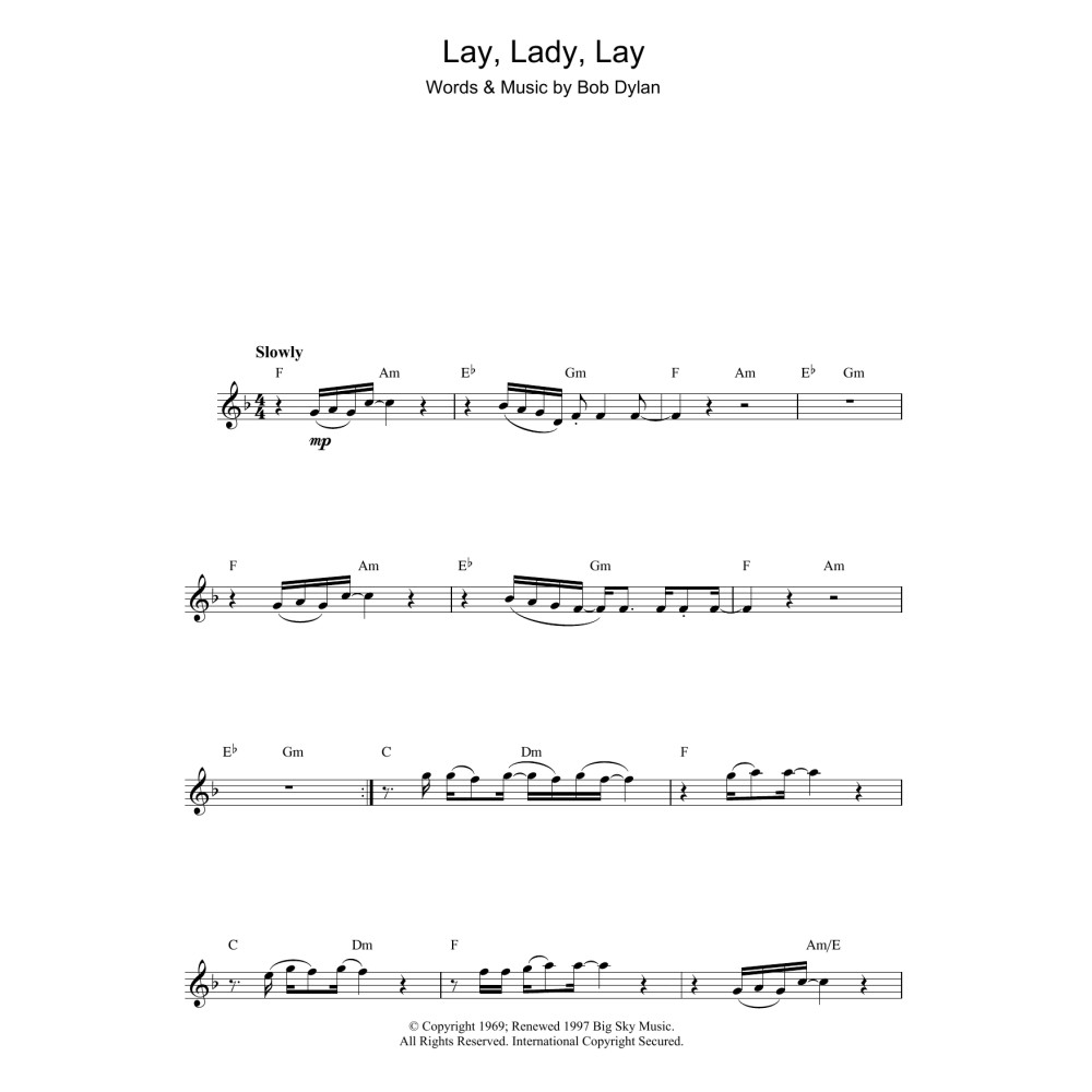 Lay Lady Lay