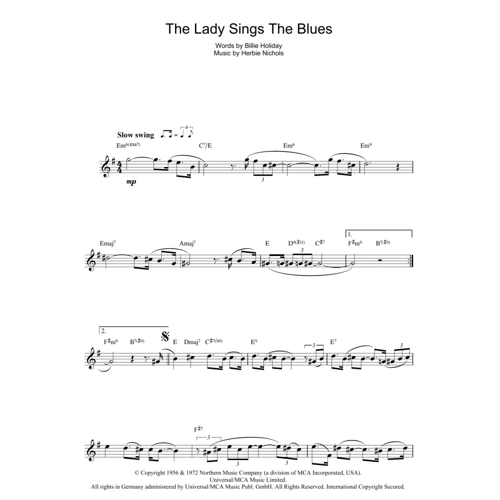 The Lady Sings The Blues