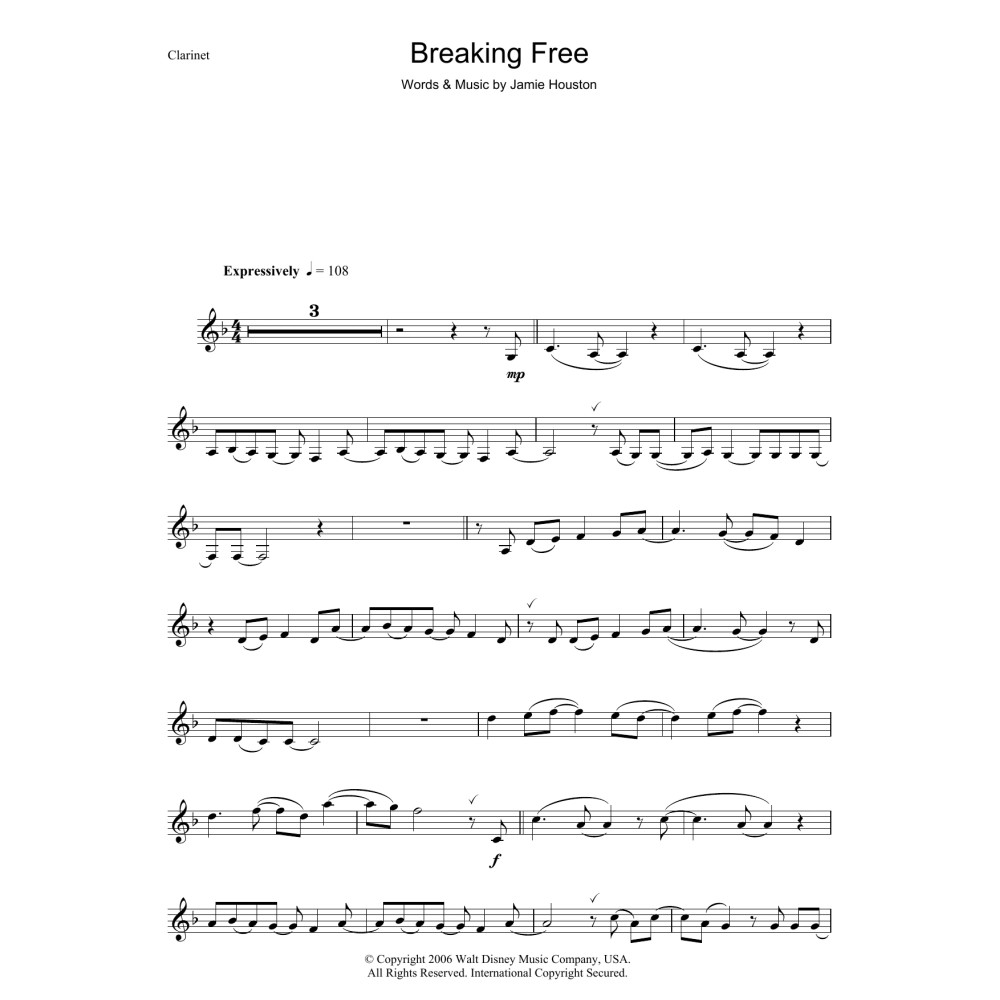 Breaking Free (from High School Musical)