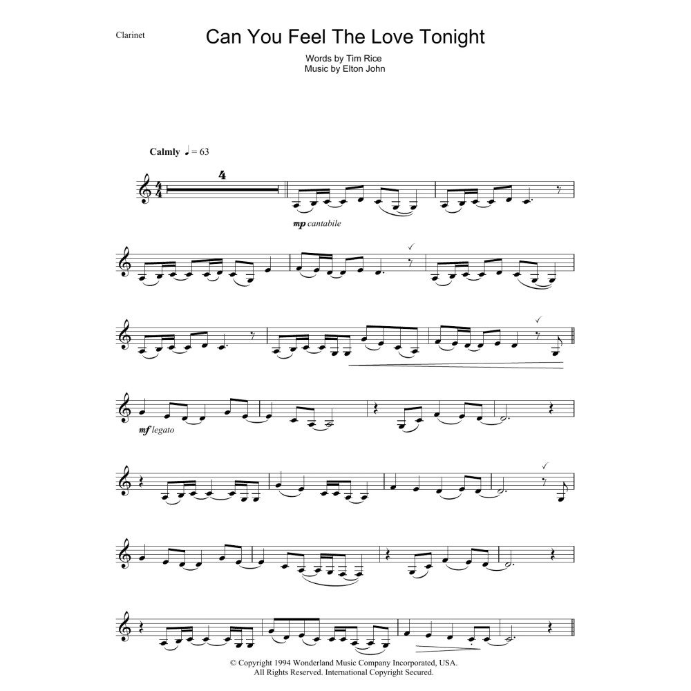 Can You Feel The Love Tonight (from The Lion King)