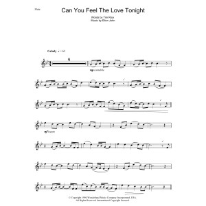 Can You Feel The Love Tonight (from The Lion King)
