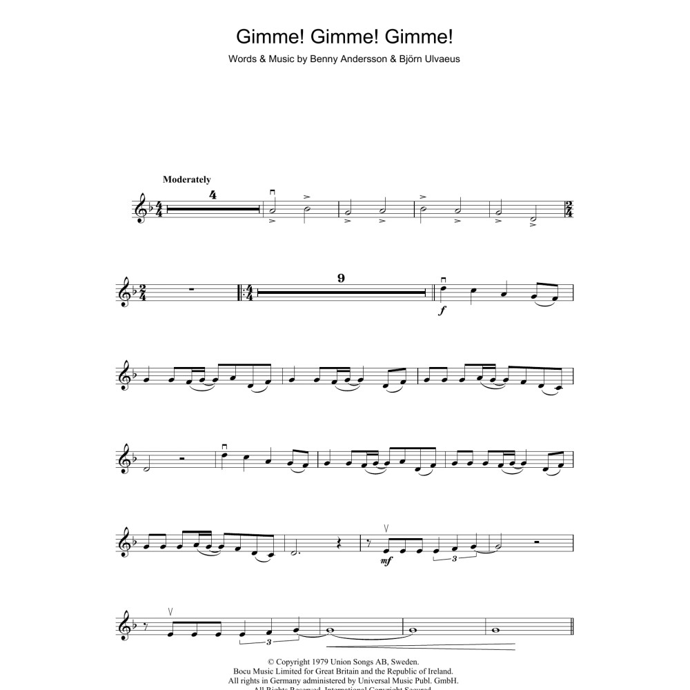 Gimme! Gimme! Gimme! (A Man After Midnight)