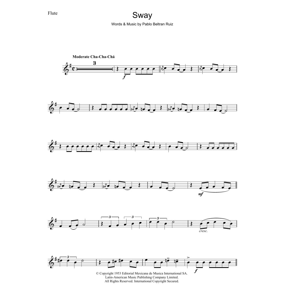 Sway (Quien Sera)