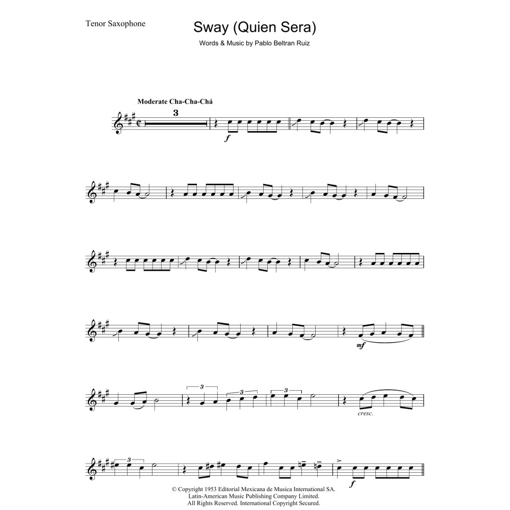 Sway (Quien Sera)