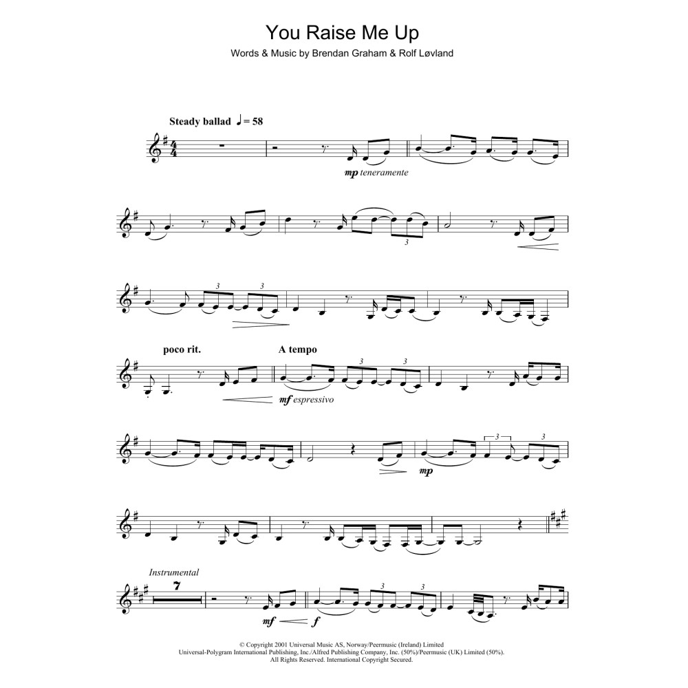 You Raise Me Up