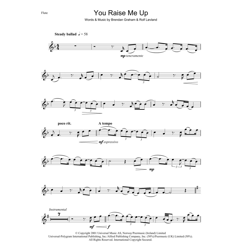 You Raise Me Up