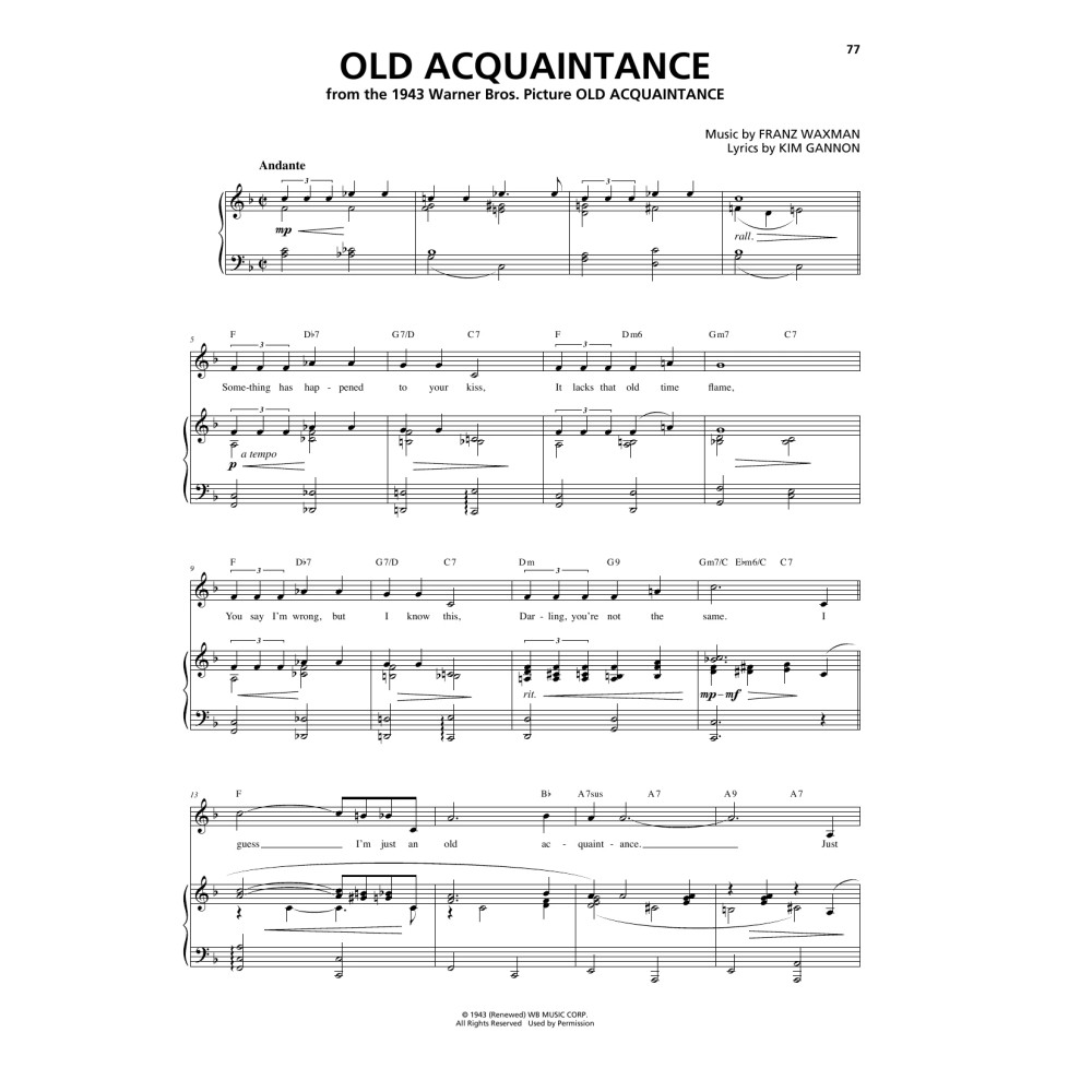 Old Acquaintance