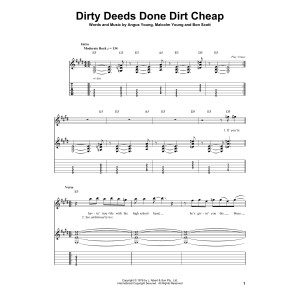 Dirty Deeds Done Dirt Cheap