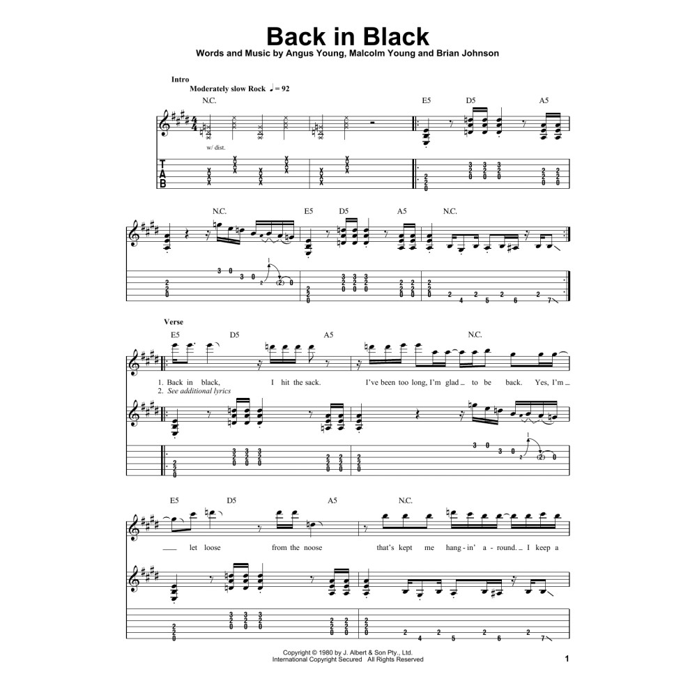 Back In Black