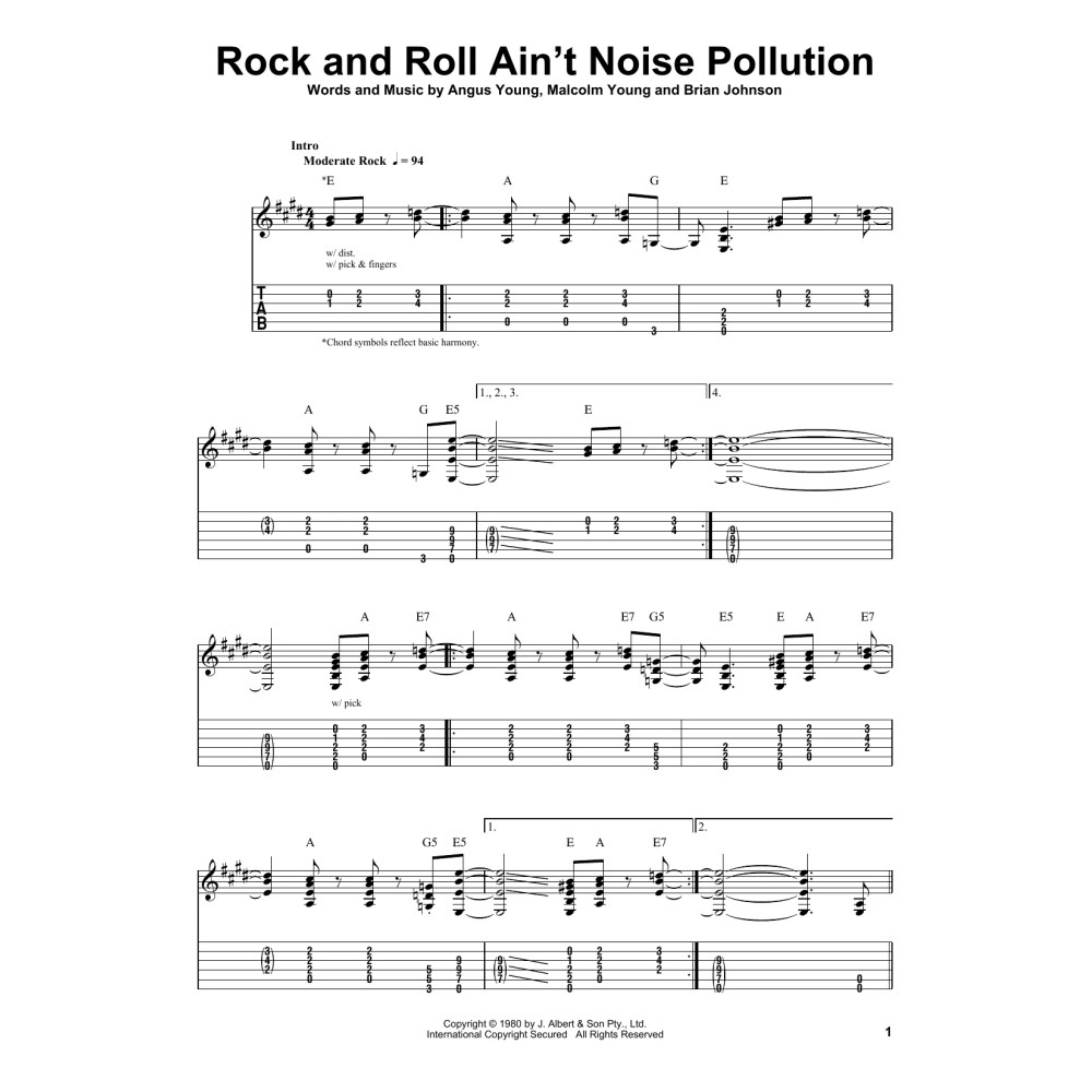 Rock And Roll Ain't Noise Pollution