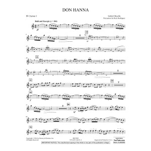 Don Hanna - Bb Clarinet 1