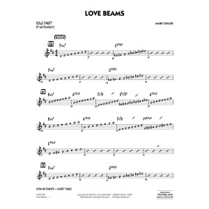 Love Beams - Bb Solo Sheet