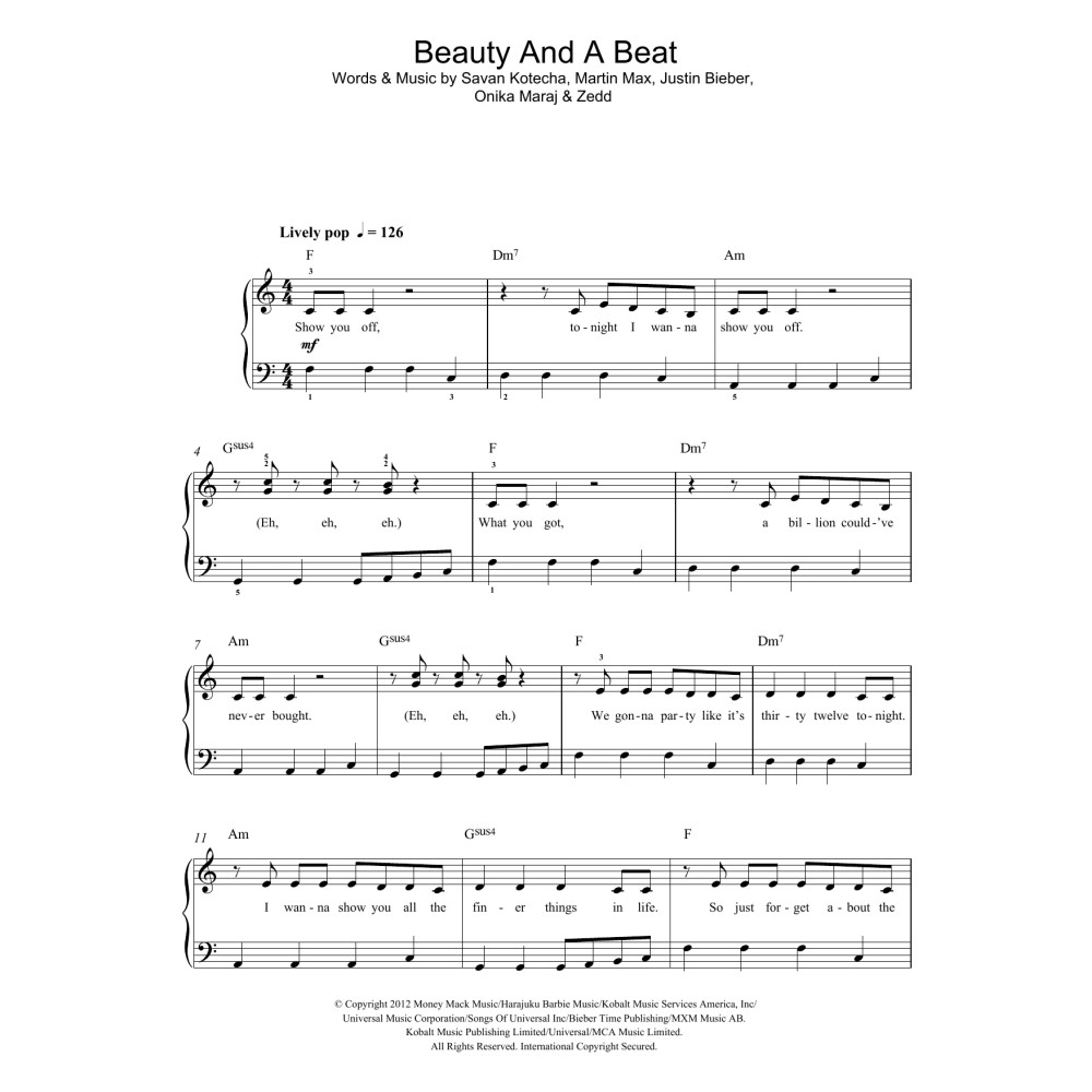 Beauty And A Beat (featuring Nicki Minaj)