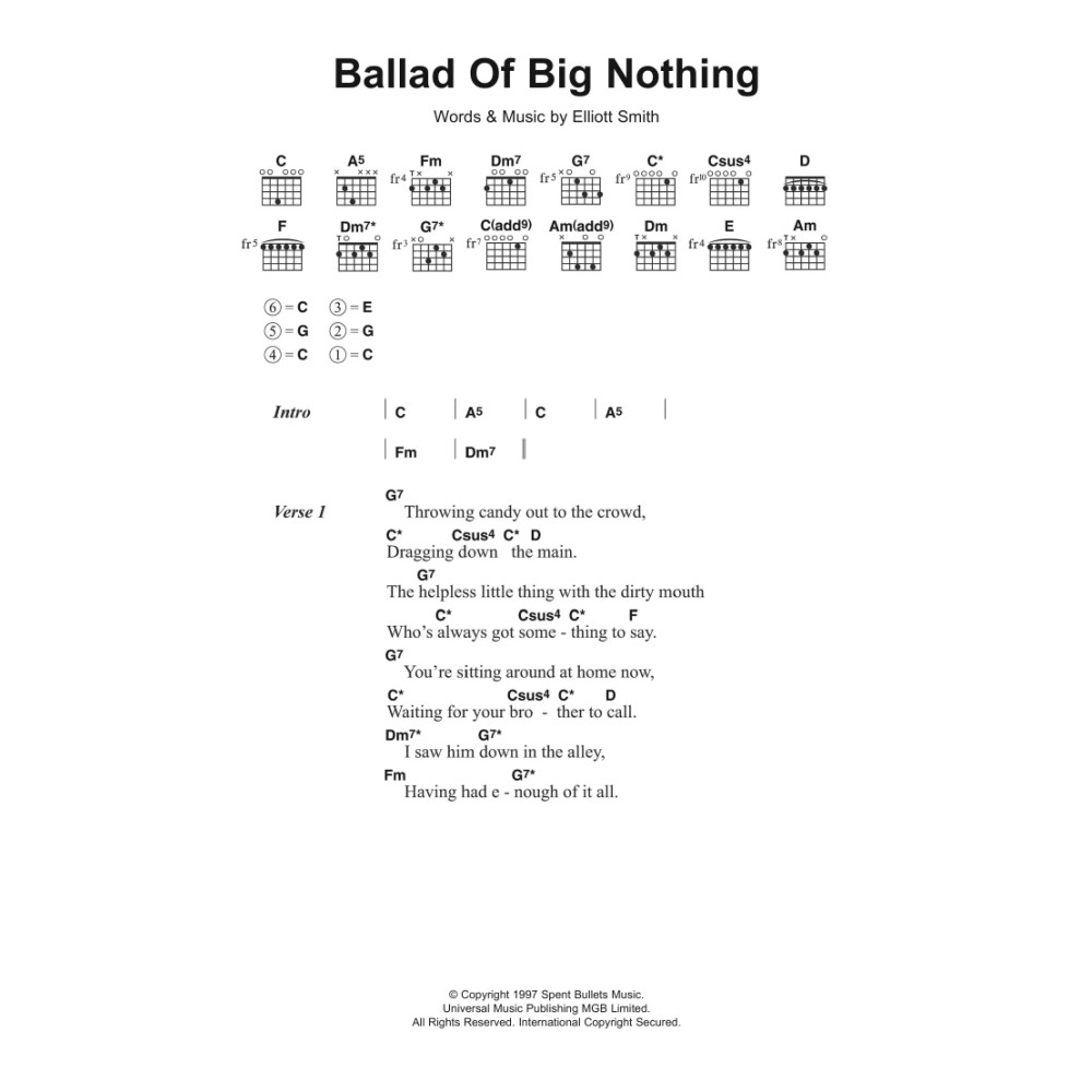 Ballad Of Big Nothing