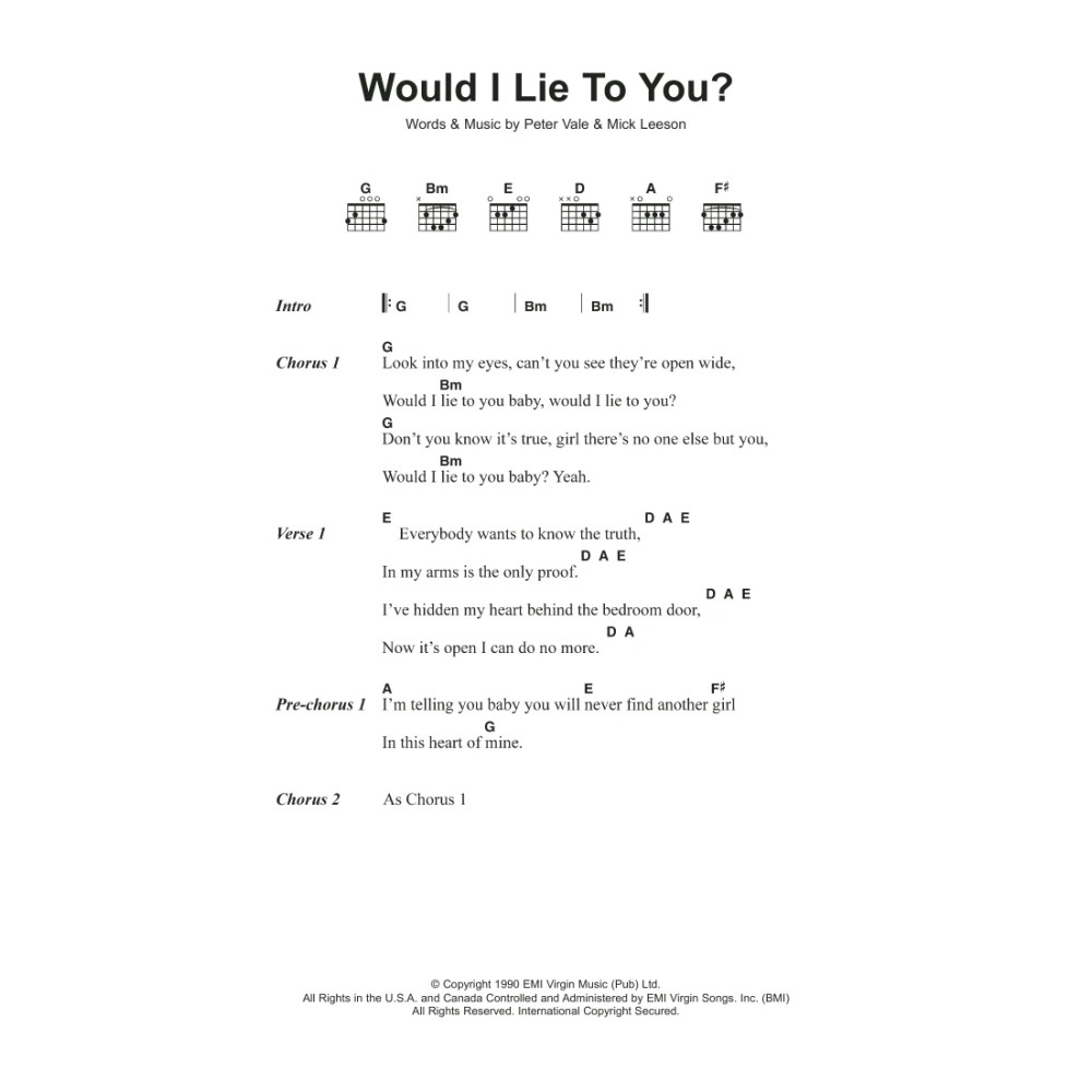 Would I Lie To You?