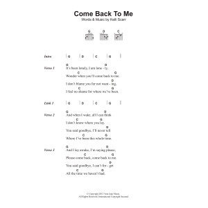 Come Back To Me